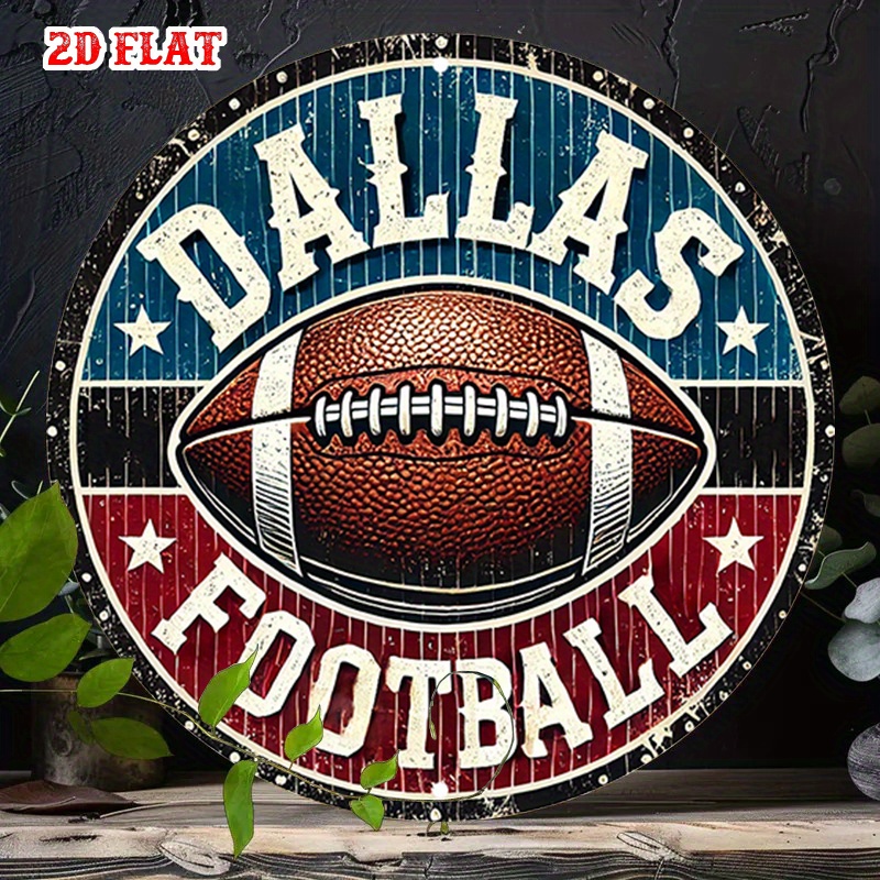 Home Cinema Classic - 2D Flat, 1pc Dallas Football Round
