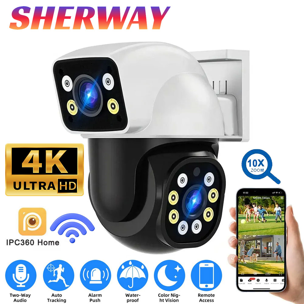 Home Cinema Sony - 4K Dual Lens Wifi PTZ Camera