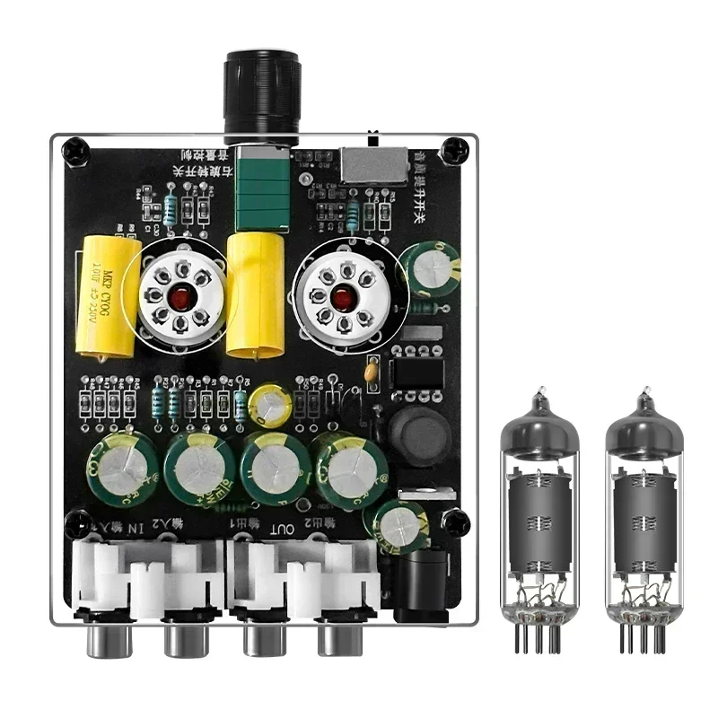 Home Cinema Unit - Upgraded 6K4 Tube Preamplifier Amplifiers HiFi