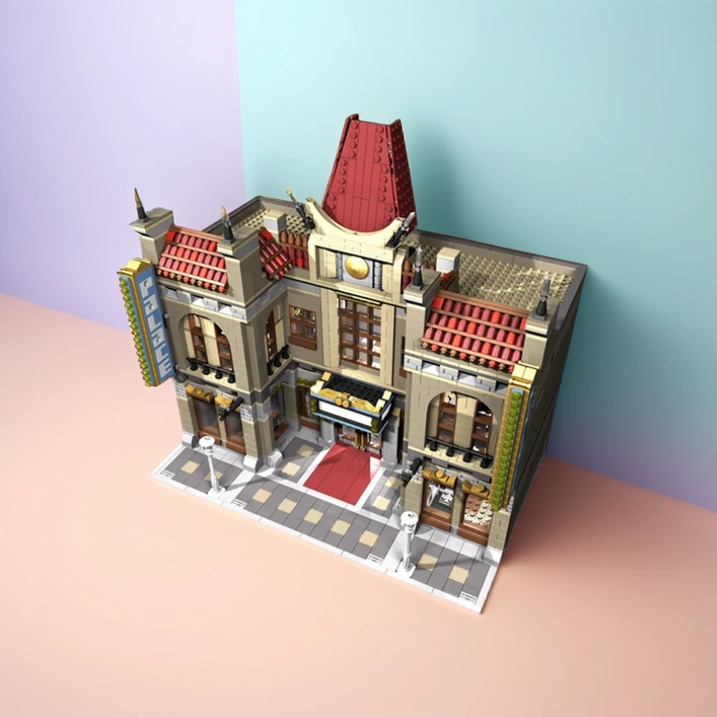 Home Cinema Diy - 3486PCS MOC Street View Chinese Cinema