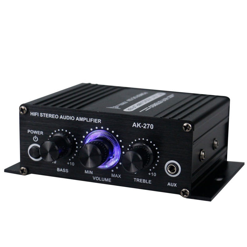 Home Cinema Unit - AK-270 HiFi Stereo Amplifier 400W 12V/24V