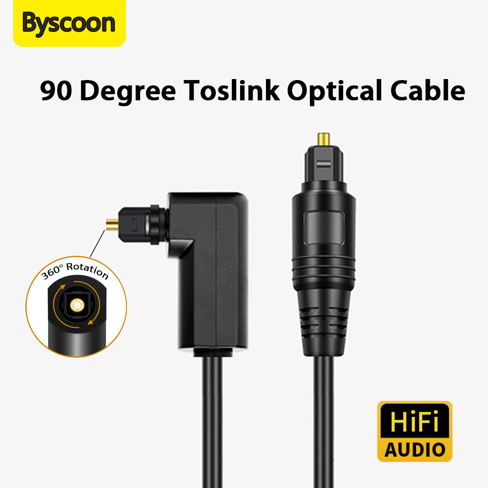 Home Cinema Onkyo 5.1 - 90 Degree Toslink Fiber Optical Cable