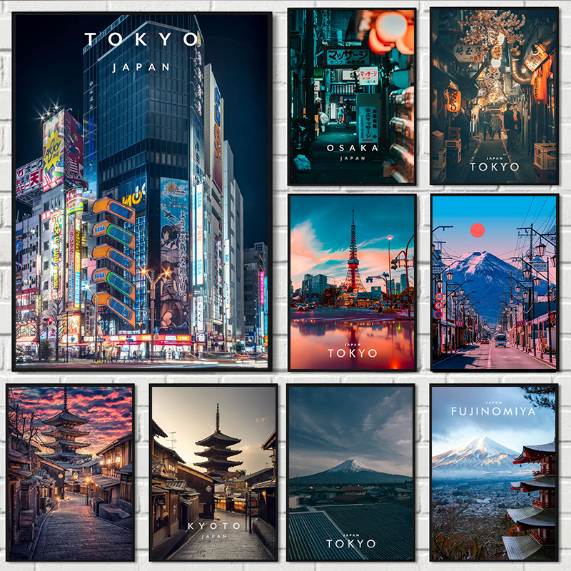 Home Cinema Classic - Vintage Japan Tokyo Japanese City Landscape