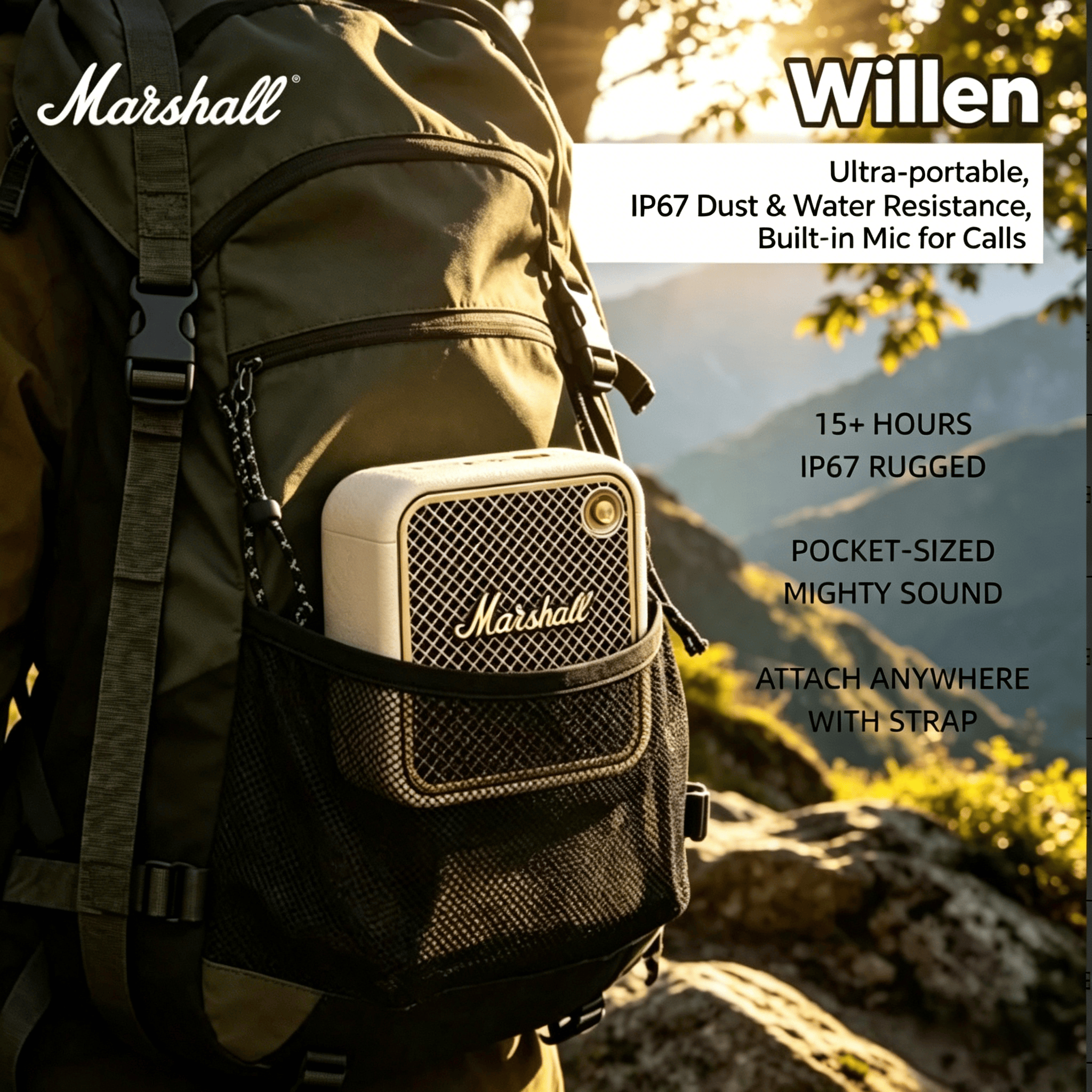Home Cinema Marshall - Marshall Action III 30W Bluetooth Speaker