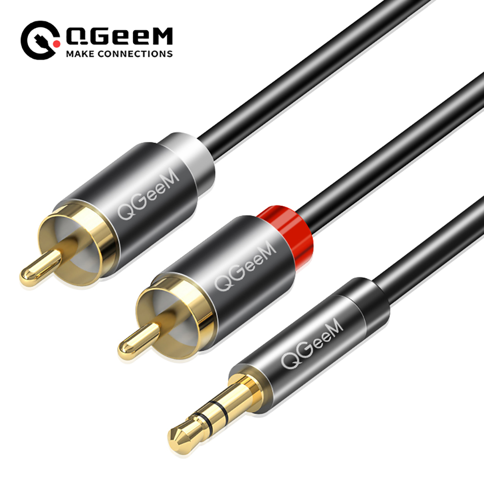 QGeeM RCA Cable 2RCA to 3.5 Au – обзор и цена Home Cinema Unit