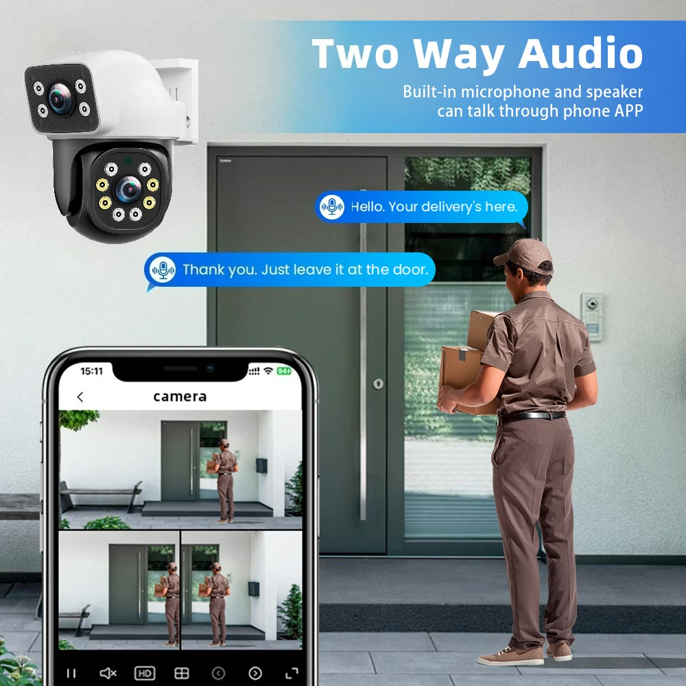 4K Dual Lens Wifi PTZ Camera 8 – обзор и цена Home Cinema Sony
