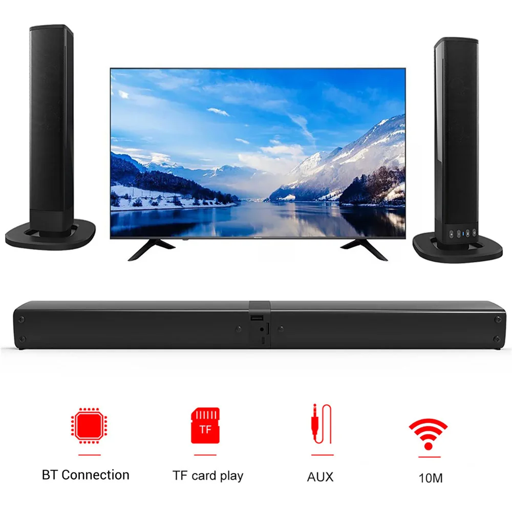 Wireless Bluetooth TV Sound Ba – обзор и цена Home Cinema Wireless Speakers