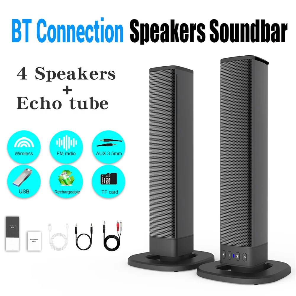 Wireless Bluetooth TV Sound Ba – обзор и цена Home Cinema Wireless Speakers