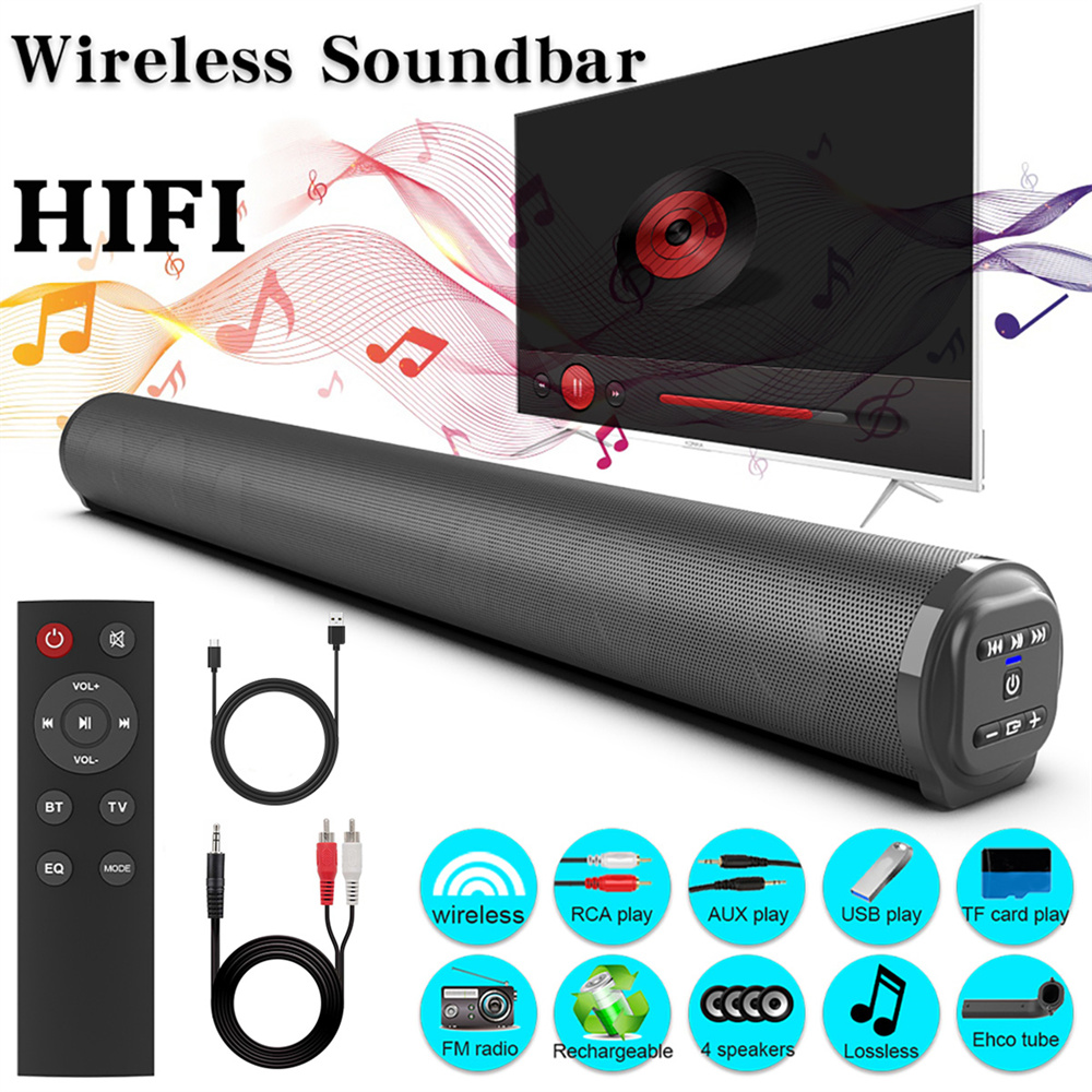 Sound Bar TV Sound System Blue – обзор и цена Home Cinema Wireless Speakers