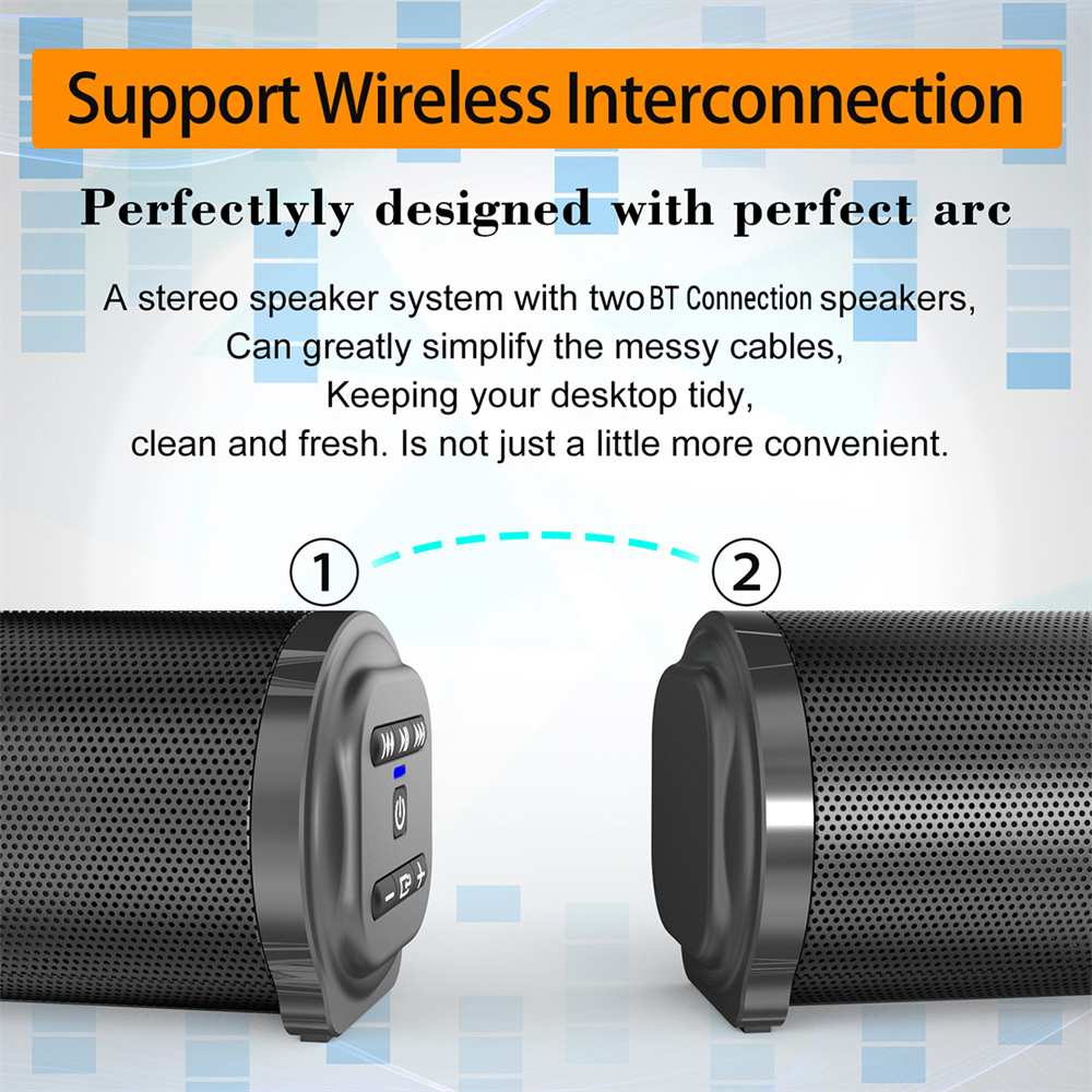 Sound Bar TV Sound System Blue – обзор и цена Home Cinema Wireless Speakers