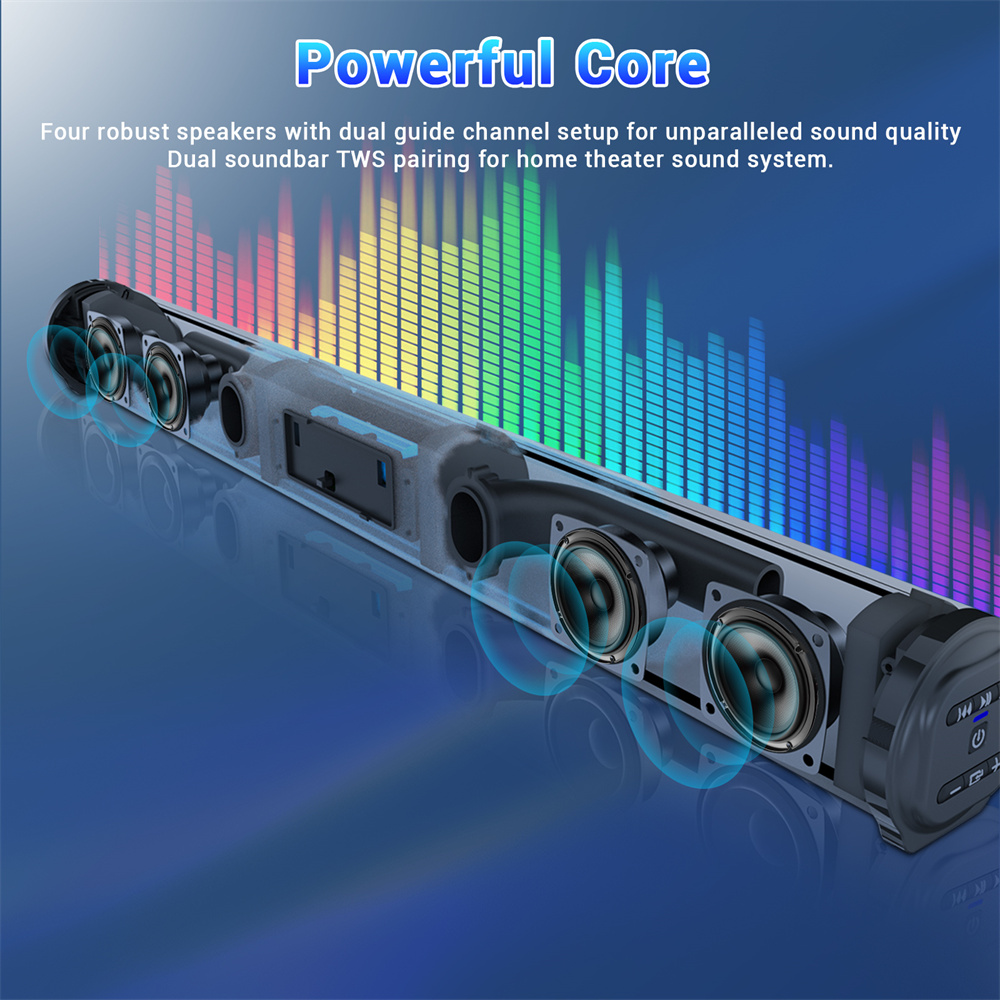 Sound Bar TV Sound System Blue – обзор и цена Home Cinema Wireless Speakers