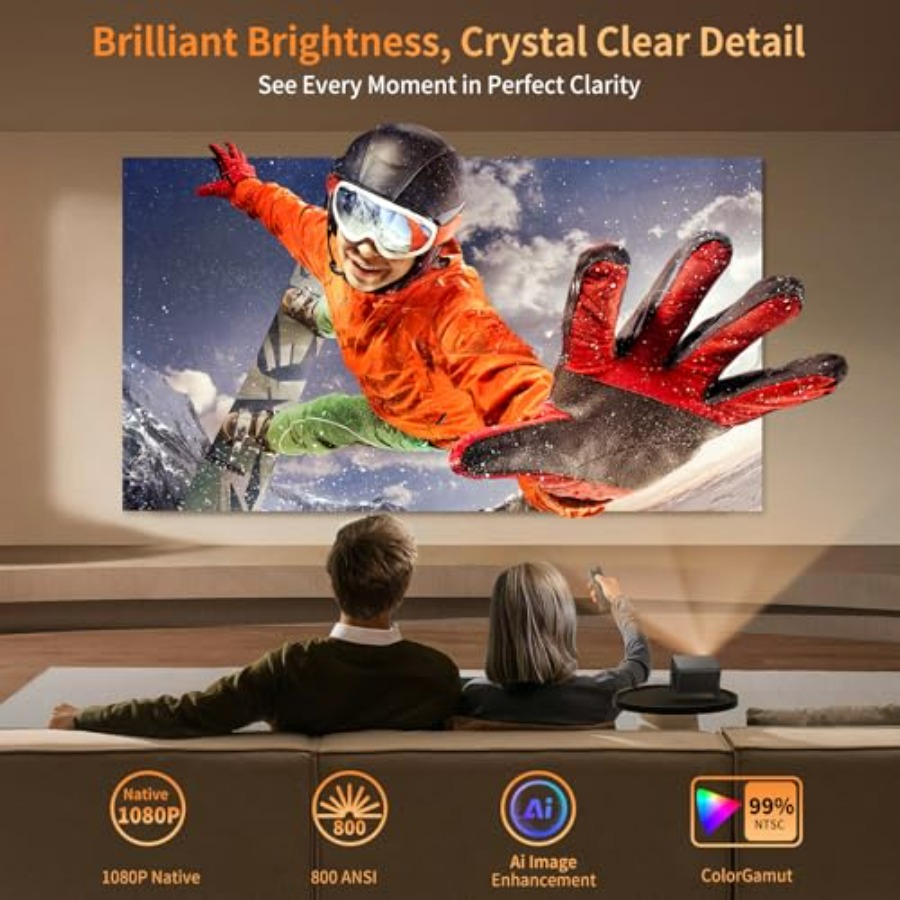 4K Projector with Wifi and Blu – обзор и цена Netflix Home Cinema