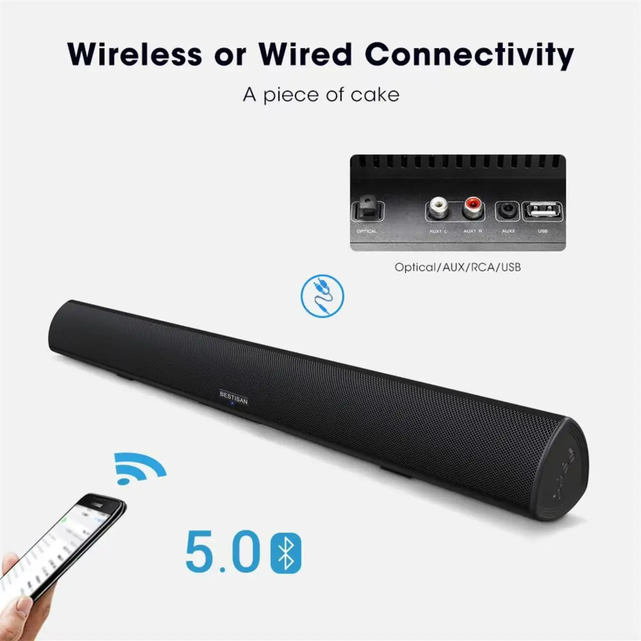 Powerful TV Soundbar Wired 100 – обзор и цена Home Cinema Of Soundbar