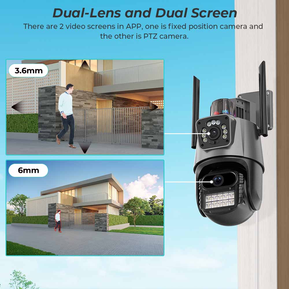 BESDER Wifi PTZ Camera 8MP Dua – обзор и цена Home Cinema Sony