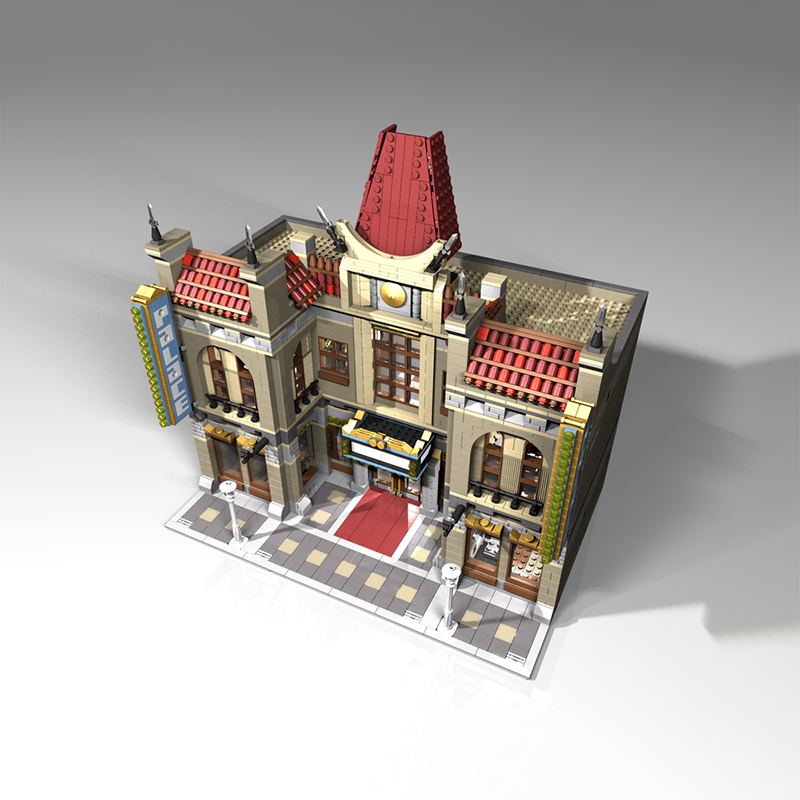 3486PCS MOC Street View Chines – обзор и цена Home Cinema Diy