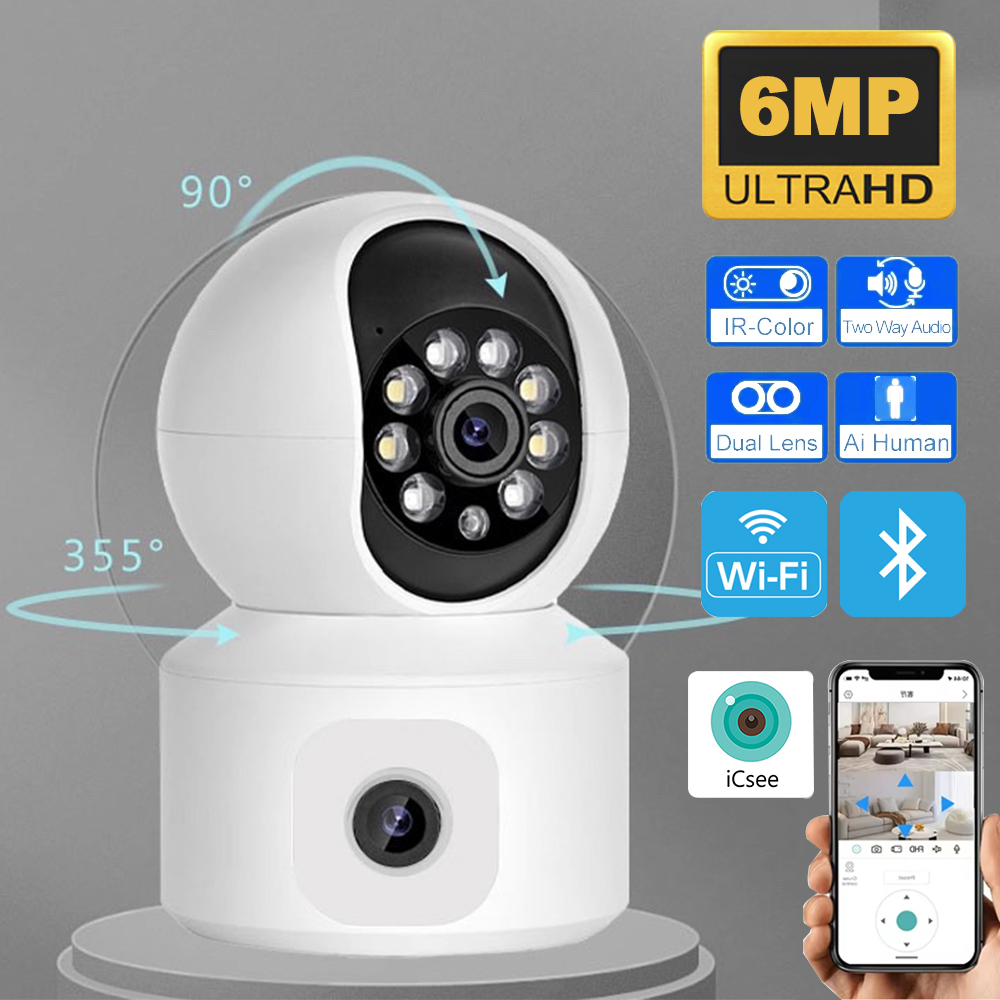 6MP iCsee WiFi IP Camera Dual  – обзор и цена Home Cinema Sony