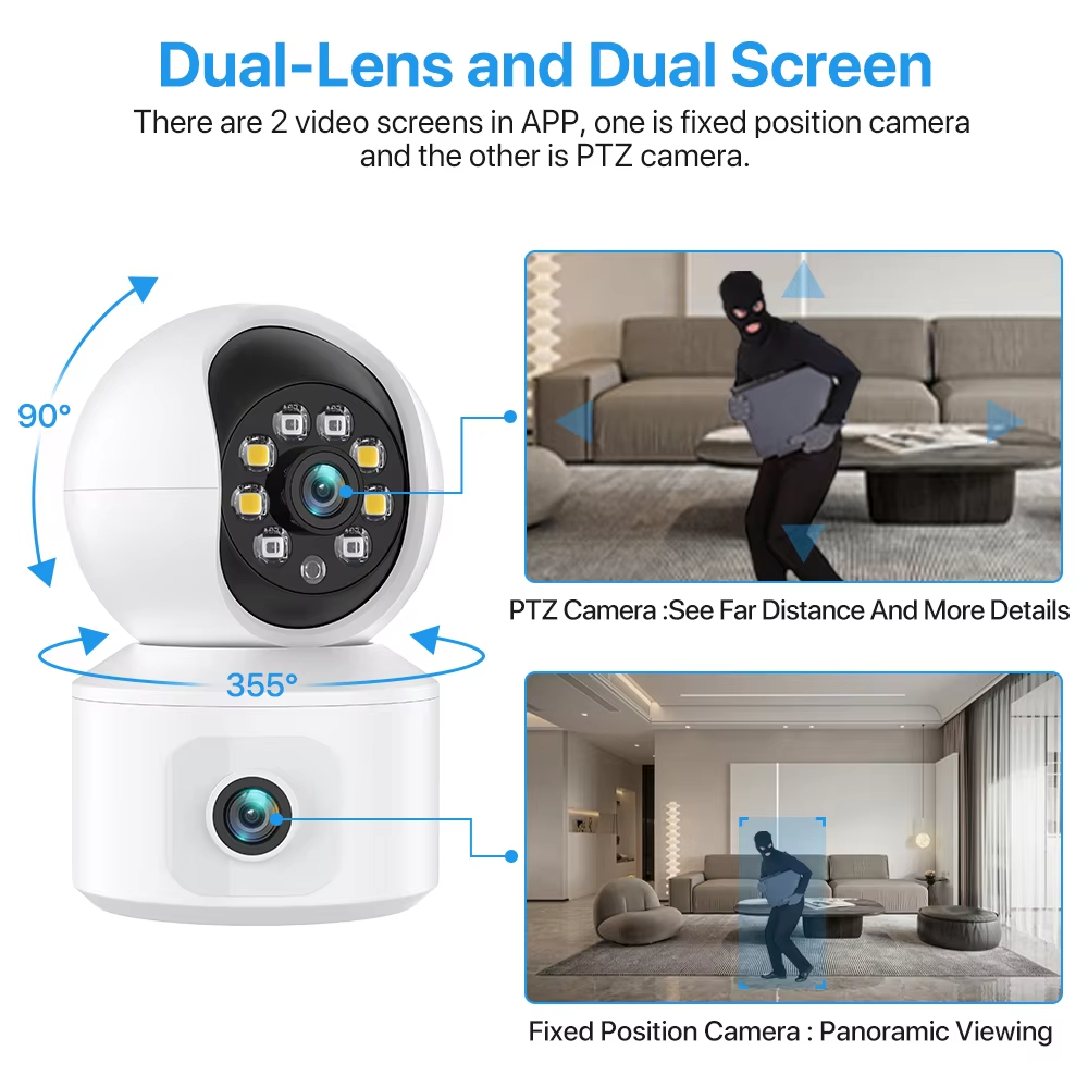 6MP iCsee WiFi IP Camera Dual  – обзор и цена Home Cinema Sony