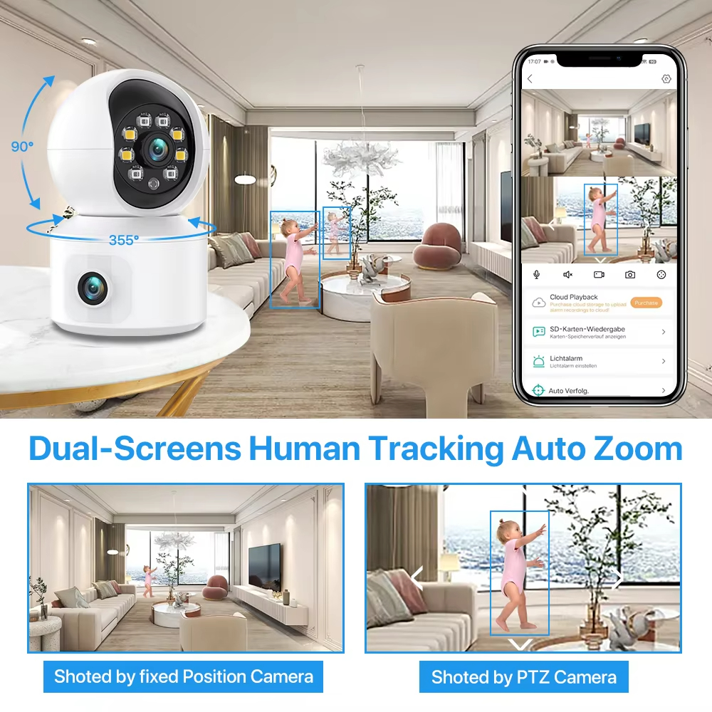 6MP iCsee WiFi IP Camera Dual  – обзор и цена Home Cinema Sony