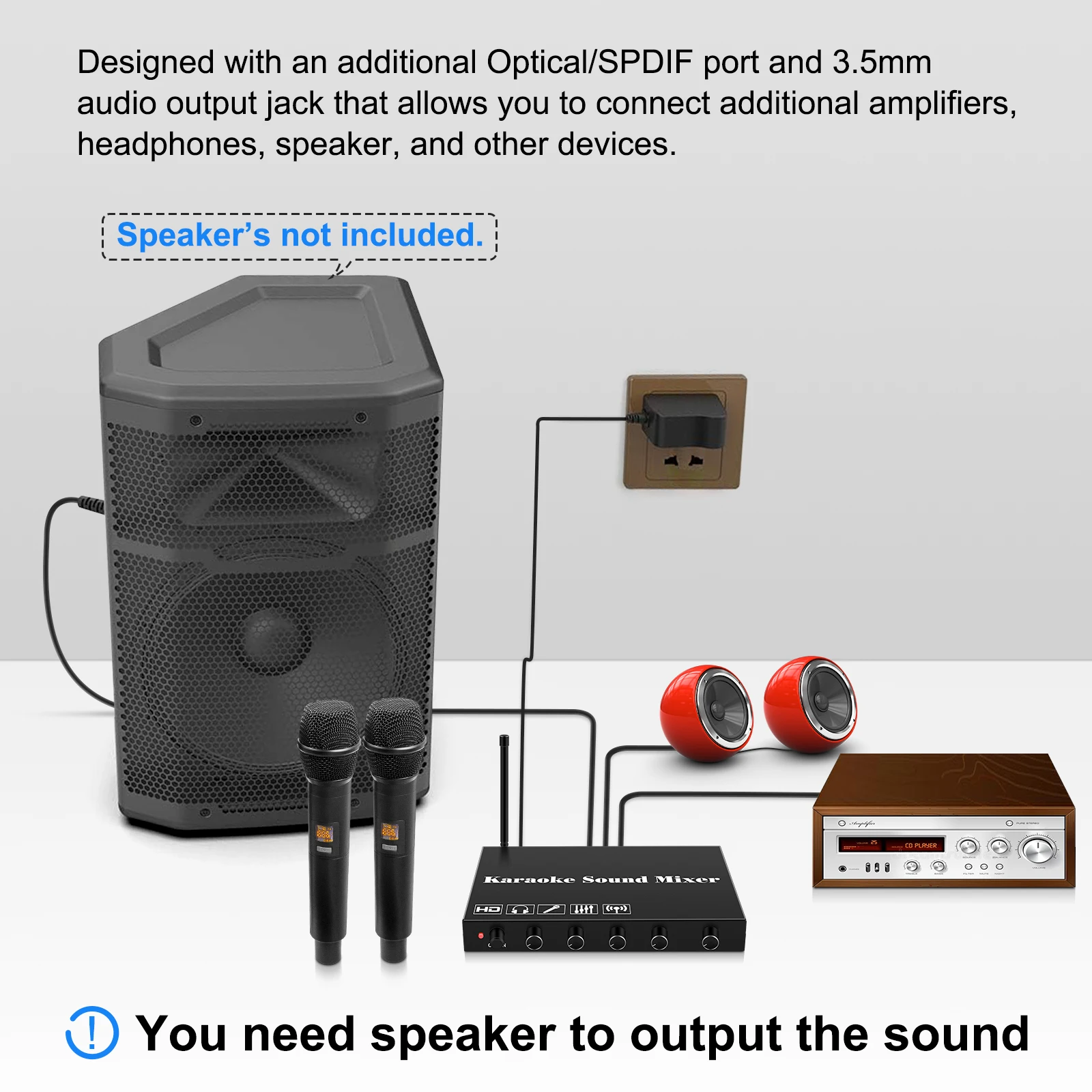 HDMI Karaoke Player Mixer Home – обзор и цена Home Cinema Wireless Speakers