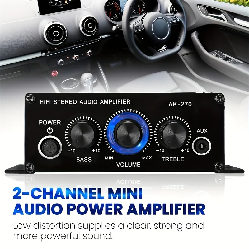 AK-270 HiFi Stereo Amplifier 4 – обзор и цена Home Cinema Unit