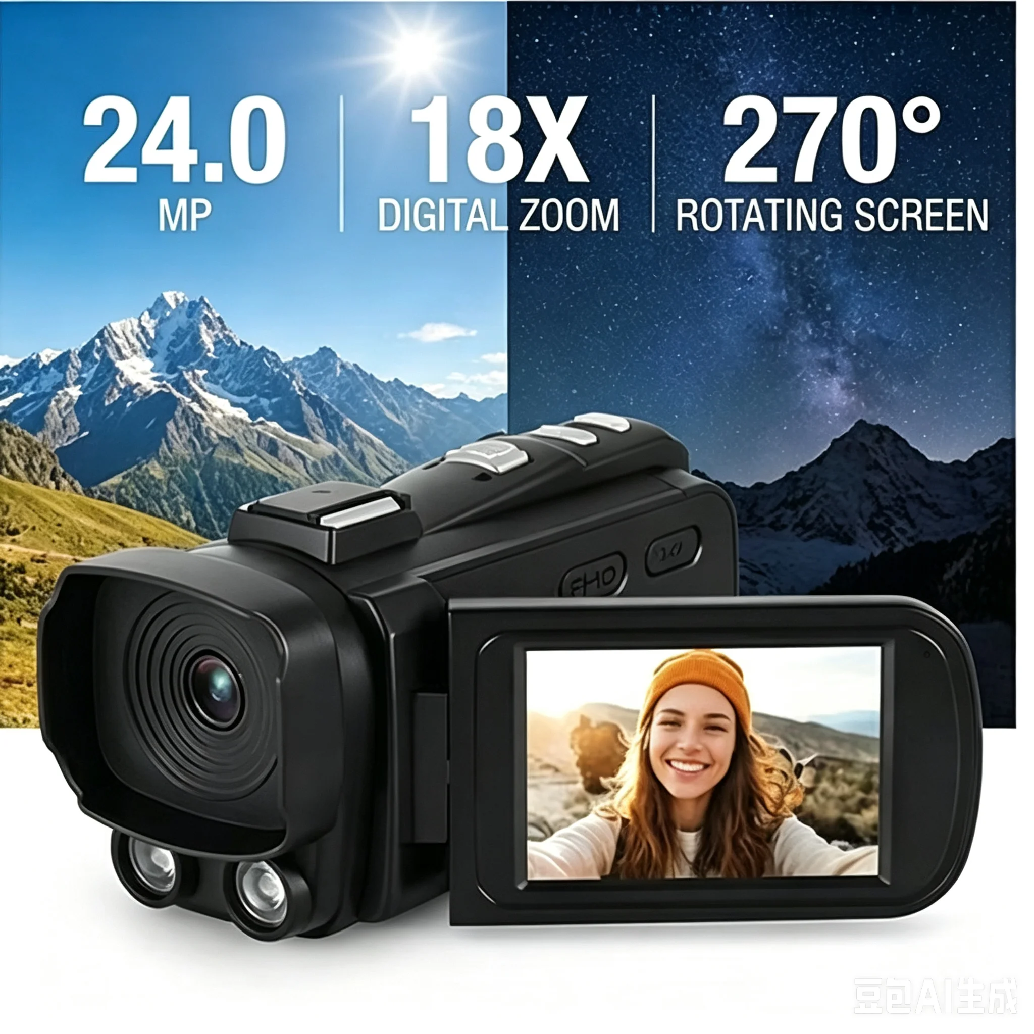1080P Full HD Digital Camera V – обзор и цена Vintage Home Cinema
