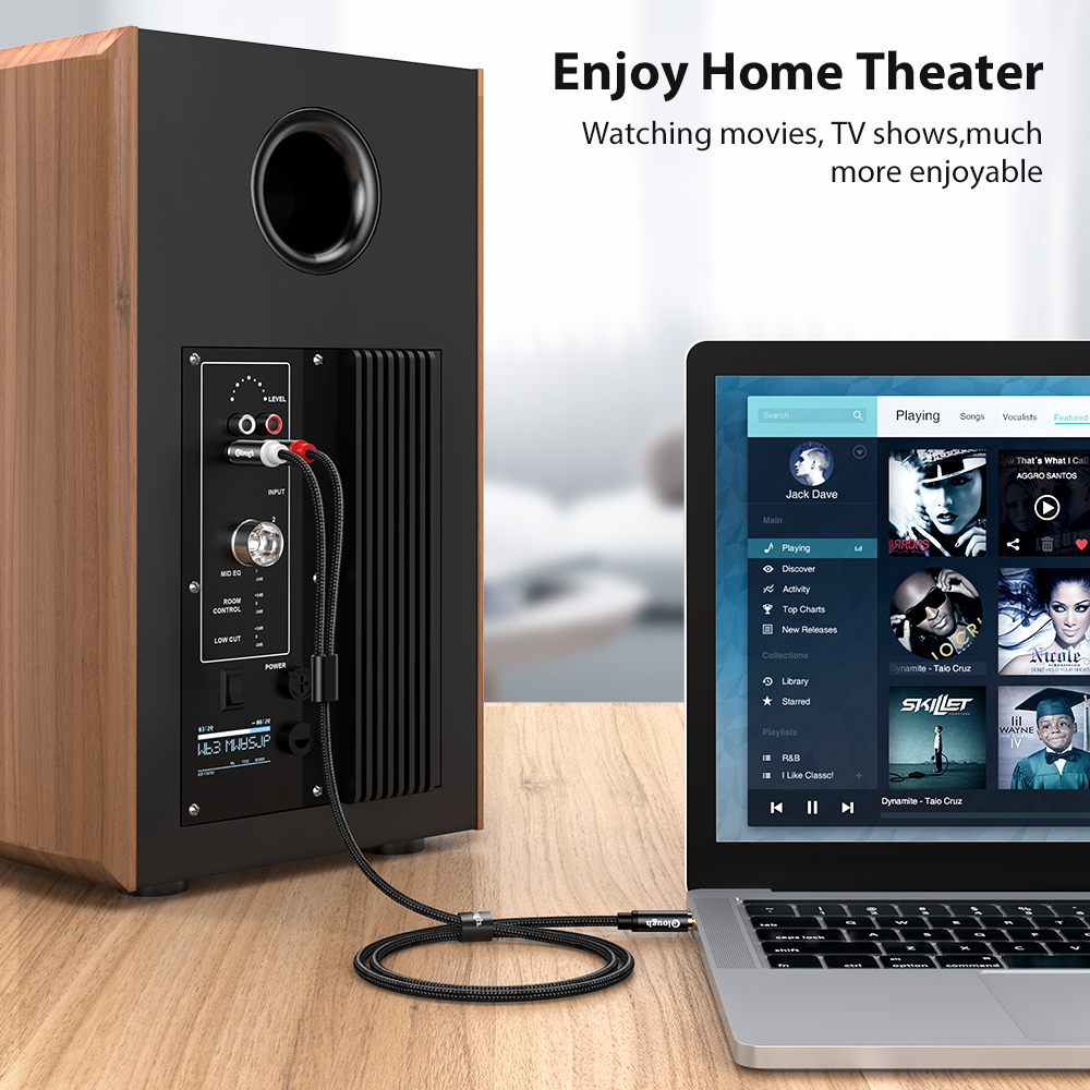 Elough RCA Cable AUX RCA Speak – обзор и цена Home Cinema Sound System