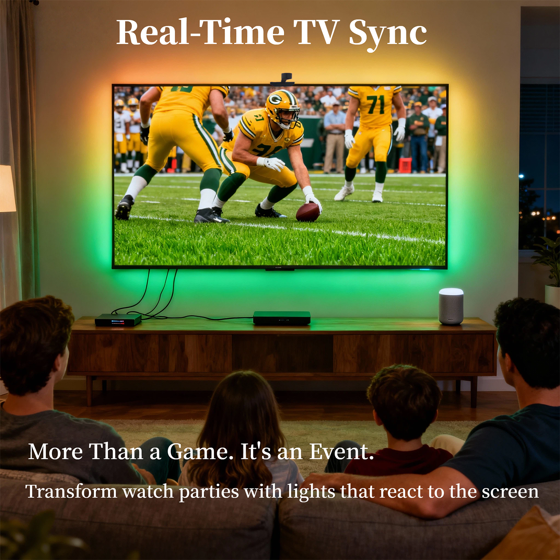 WACUAAO AI Sync LED TV Backlig – обзор и цена Home Cinema Furniture
