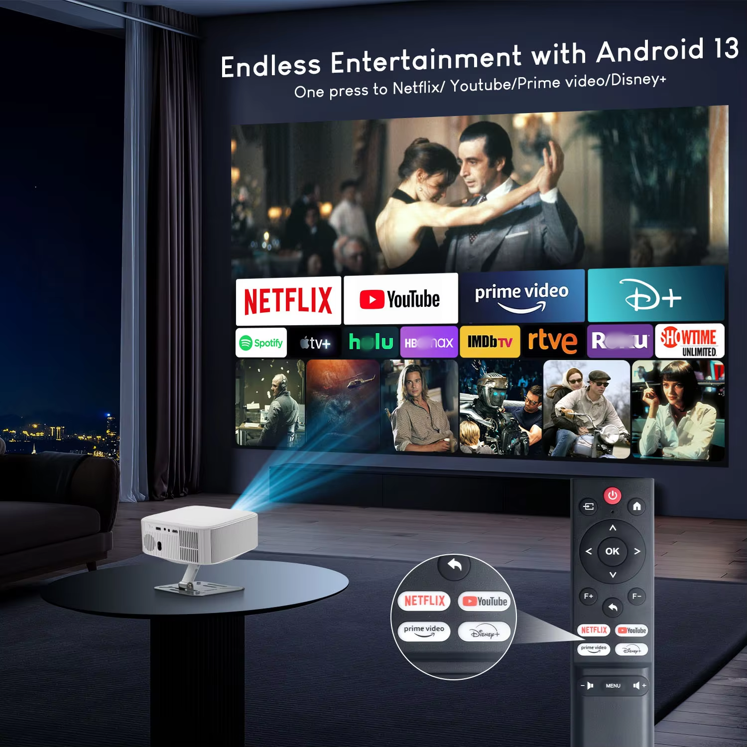 Salange Netflix Projector P92M – обзор и цена Netflix Home Cinema