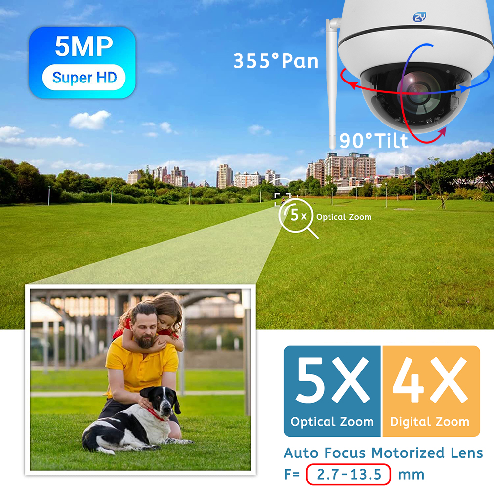 5MP Wifi Dome PTZ Camera 5X Op – обзор и цена Home Cinema Sony