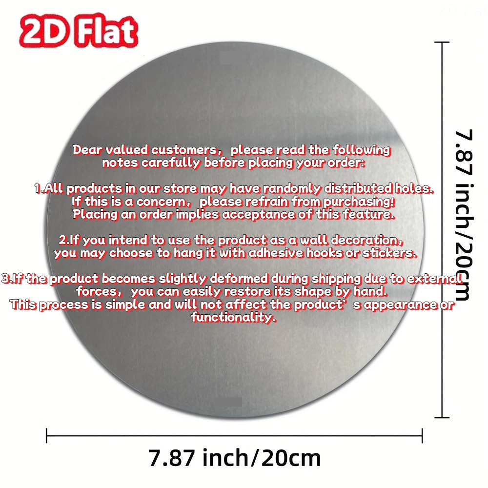 2D 1PC Round Aluminum Metal Si – обзор и цена Home Cinema Classic