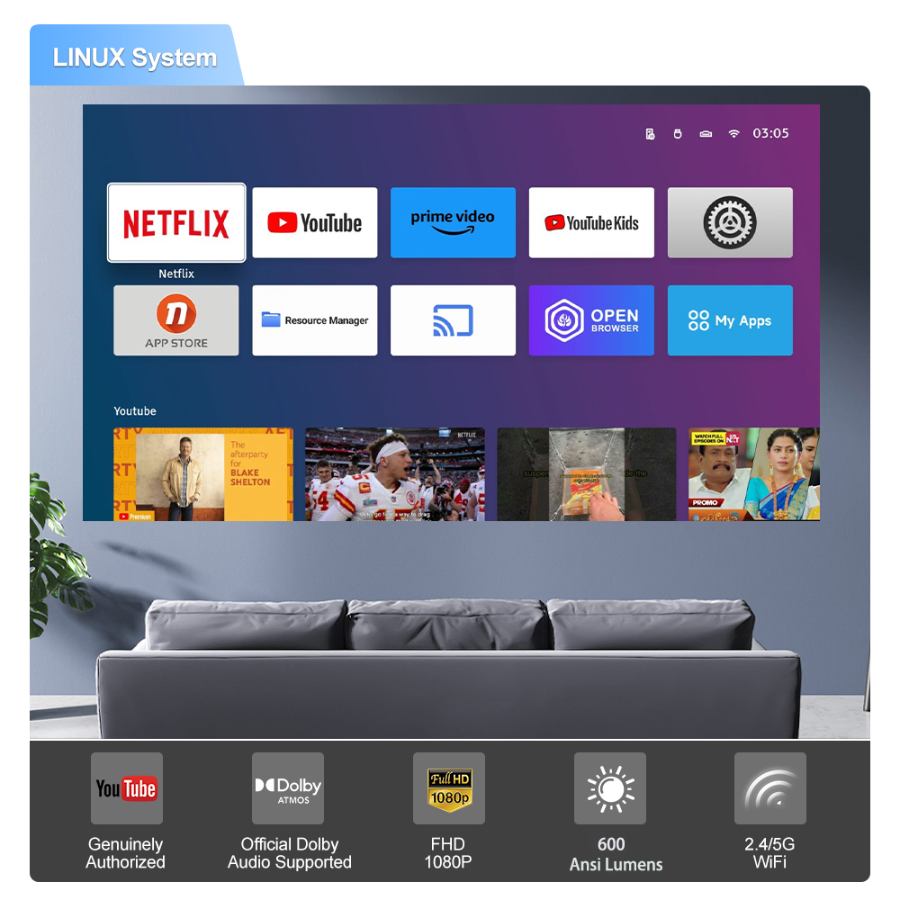 New Upgrade Touyinger M11 Linu – обзор и цена Netflix Home Cinema