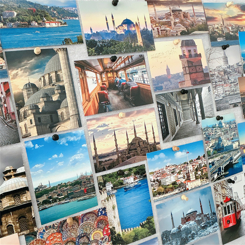 30Pcs 10x14cm Travel Landscape – обзор и цена Home Cinema Wall