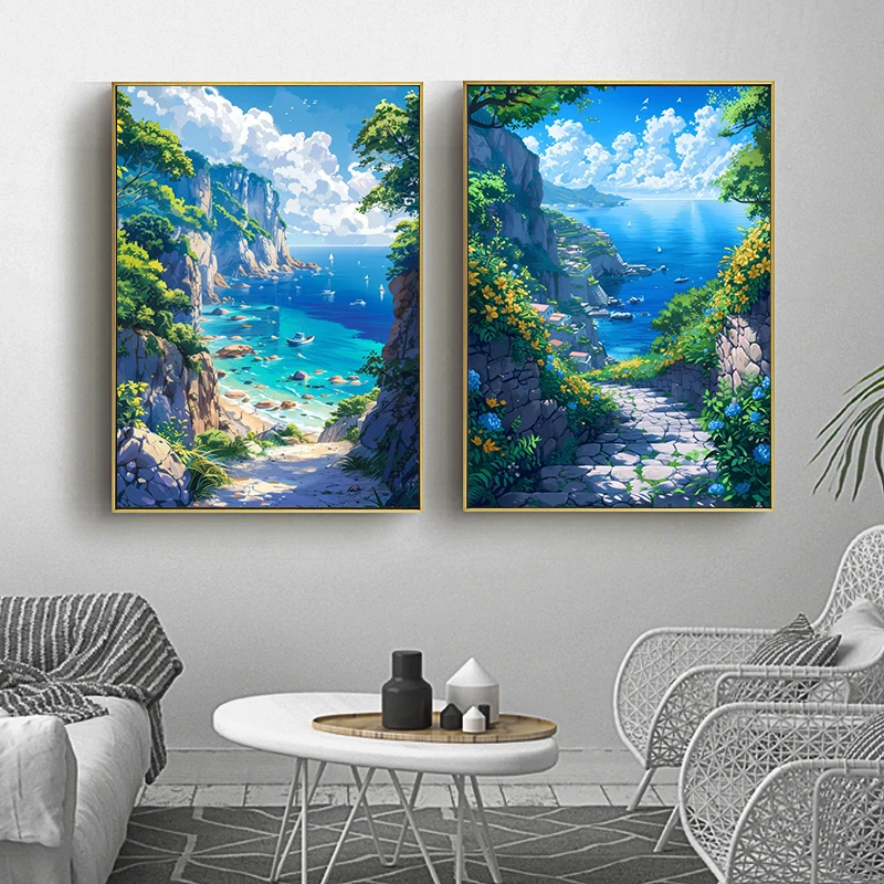 1pc frameless Canvas Painting  – обзор и цена Home Cinema Wall