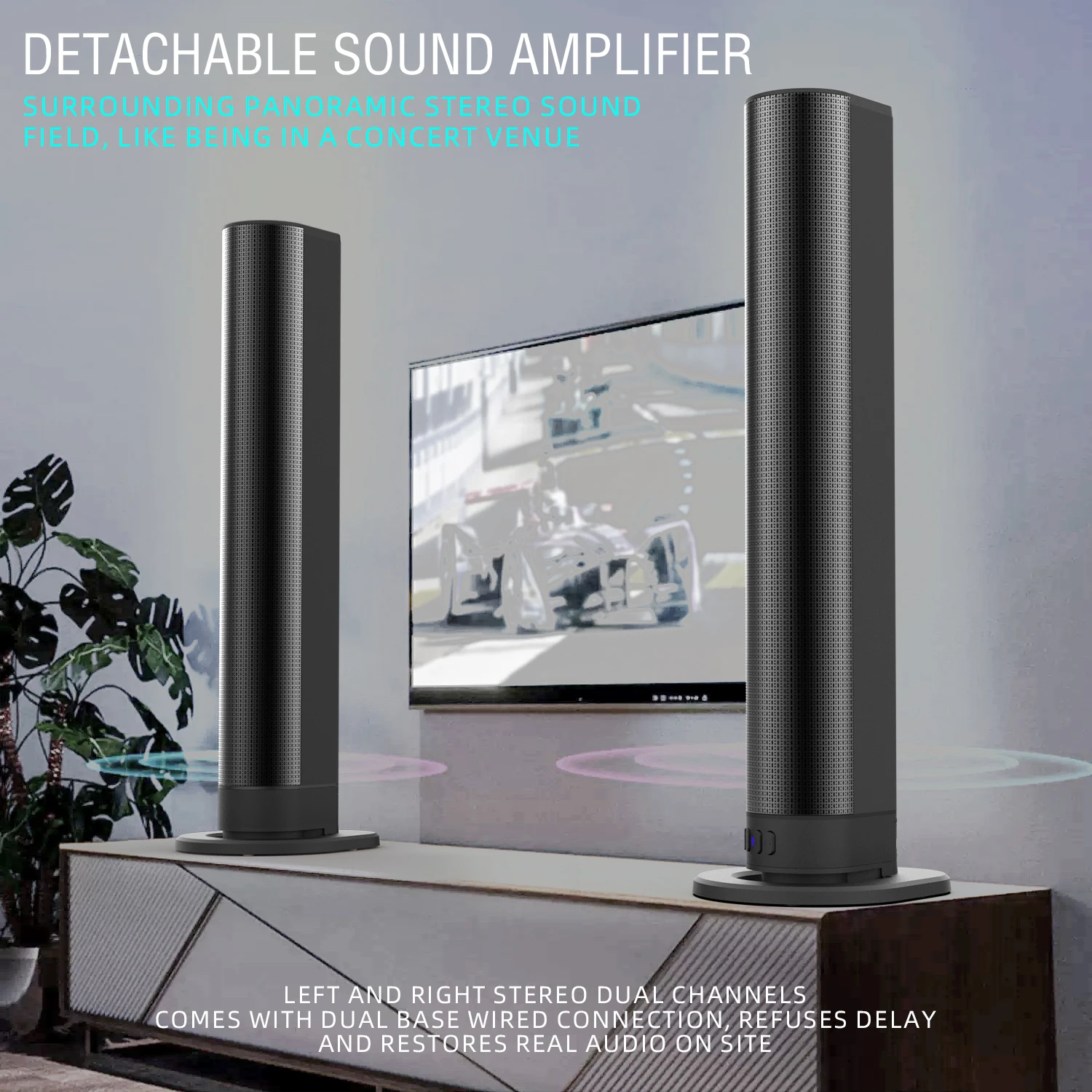 FM Soundbar TV Bluetooth Speak – обзор и цена Home Cinema Wireless Speakers